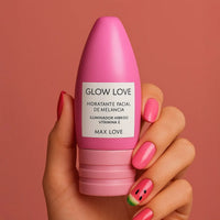 Hidratante Facial Melancia Glow Love 60g Max Love-com Ácido Hialurônico