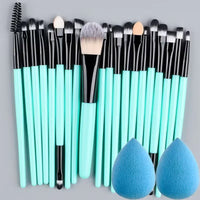 Conjunto de pincéis de maquiagem de 20 unidades