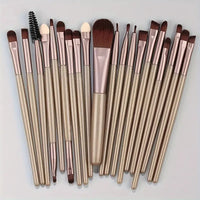 Conjunto de pincéis de maquiagem de 20 unidades