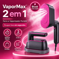 VaporMax 2 em 1 - Ferro e vaporizador portátil bivolt