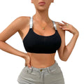 Sutiã Camisola de Malha de Nylon para Mulheres