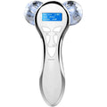4D EMS Massageador Facial Rolo Microcorrente Dispositivo Facial Vibração