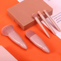 Conjunto de pincéis de maquiagem de tamanho de viagem 5pcs