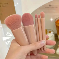 Conjunto de pincéis de maquiagem de tamanho de viagem 5pcs