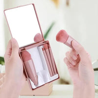 Conjunto de pincéis de maquiagem de tamanho de viagem 5pcs