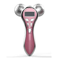 4D EMS Massageador Facial Rolo Microcorrente Dispositivo Facial Vibração
