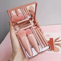 Conjunto de pincéis de maquiagem de tamanho de viagem 5pcs