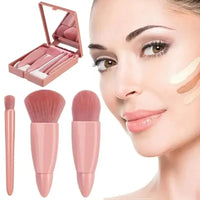 Conjunto de pincéis de maquiagem de tamanho de viagem 5pcs