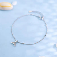 Pulseira Silver Duplo Amor Coração