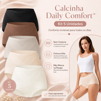 Calcinha Daily Confort - Kit 5 unidades