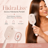 HidraLiss™ Escova Hidratante Portátil