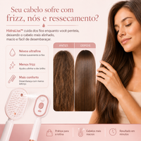 HidraLiss™ Escova Hidratante Portátil