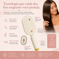 HidraLiss™ Escova Hidratante Portátil