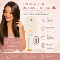 HidraLiss™ Escova Hidratante Portátil