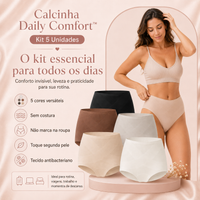 Calcinha Daily Confort - Kit 5 unidades
