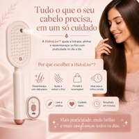 HidraLiss™ Escova Hidratante Portátil